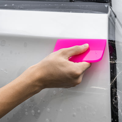 Pink PPF Squeegee for Car Vinyl Paint Film Installation