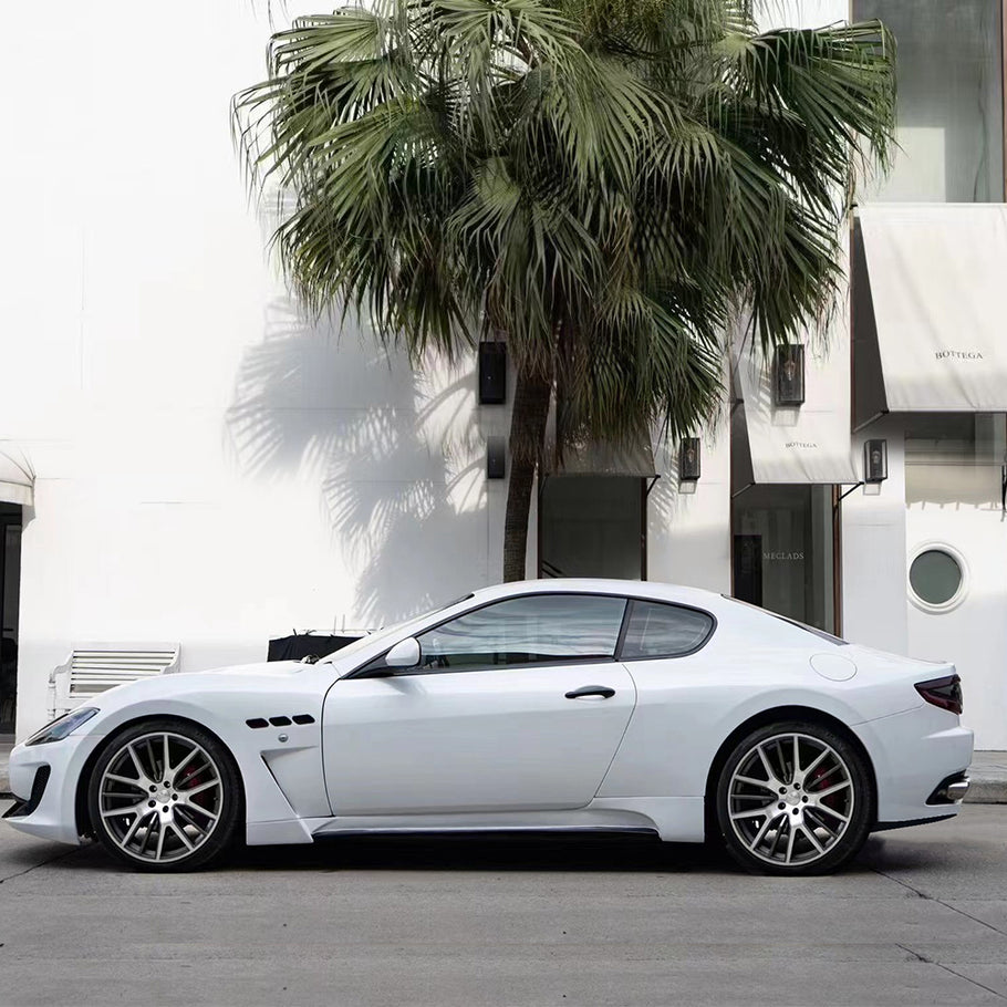Glitter Metallic Diamond White Vinyl Wrap.