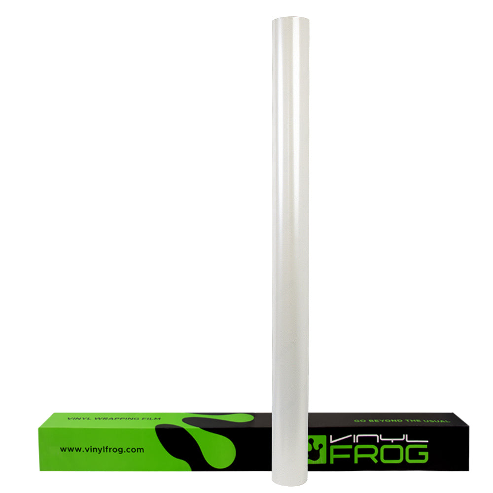 Matte Metallic Pearl White Vinyl Wrap