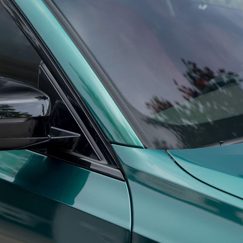 Glossy Metallic British Racing Green Car Wrap – vinylfrog