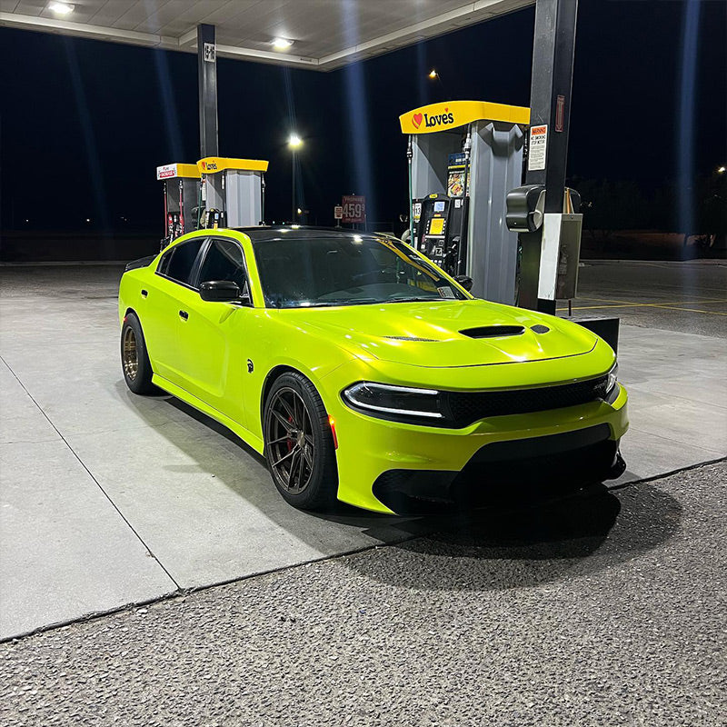 Candy Metallic Neon Yellow Vinyl Wrap