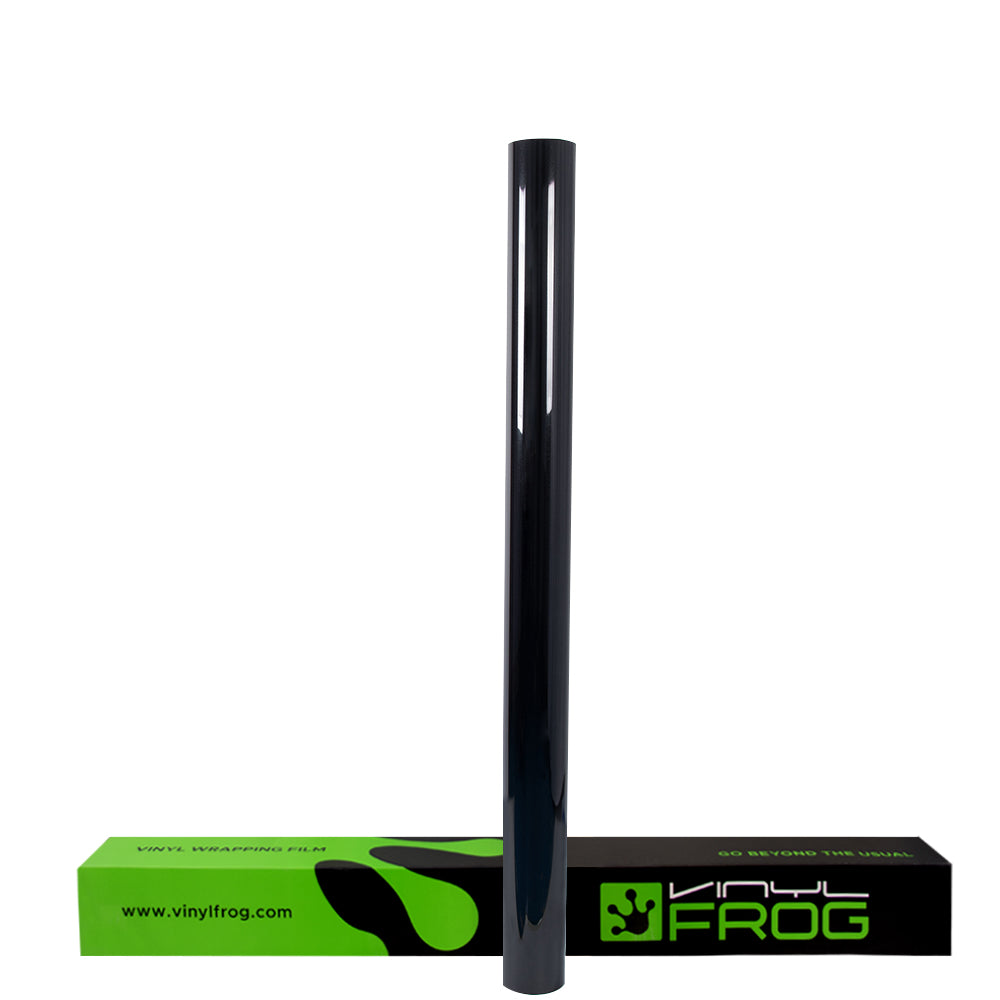 Glossy Metallic Metal Black Vinyl Wrap