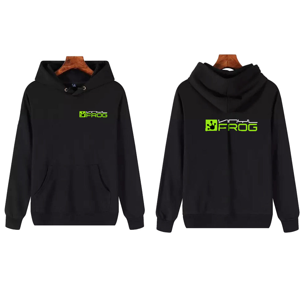 Vinylfrog Full Sleeve Black Hoodie