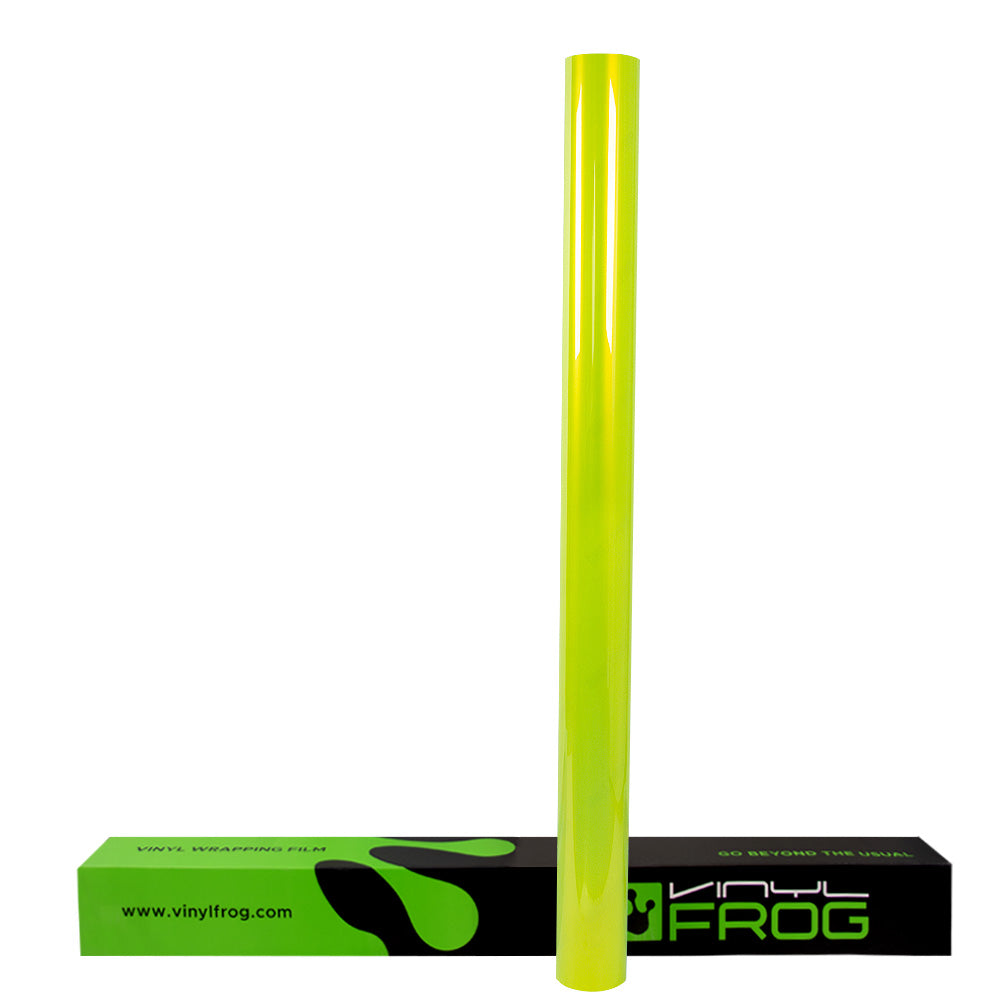 Candy Metallic Neon Yellow Vinyl Wrap