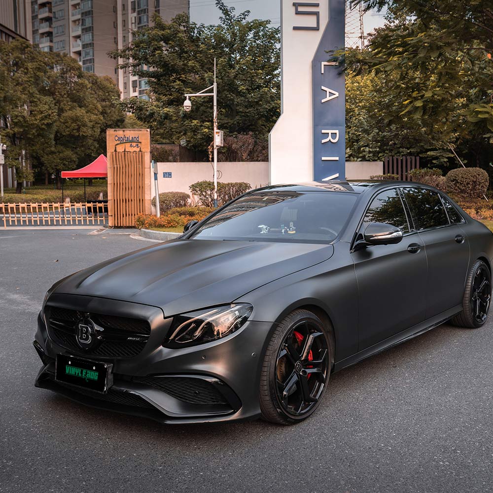 Matte AMG Gray Vinyl Wrap