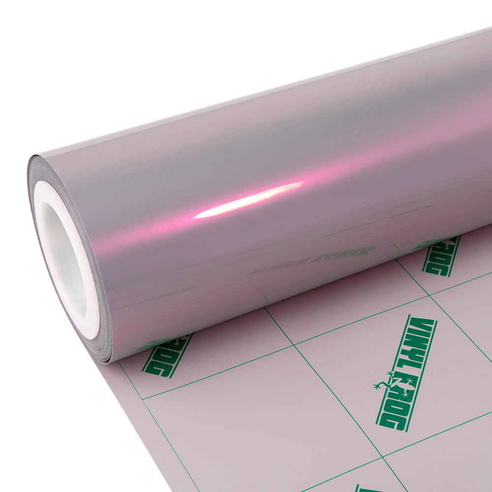 Candy Metallic Gray Pink Vinyl Wrap.