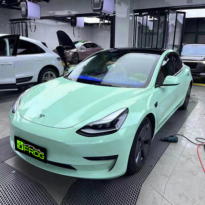 High Glossy Jamaican Aqua Vinyl Wrap