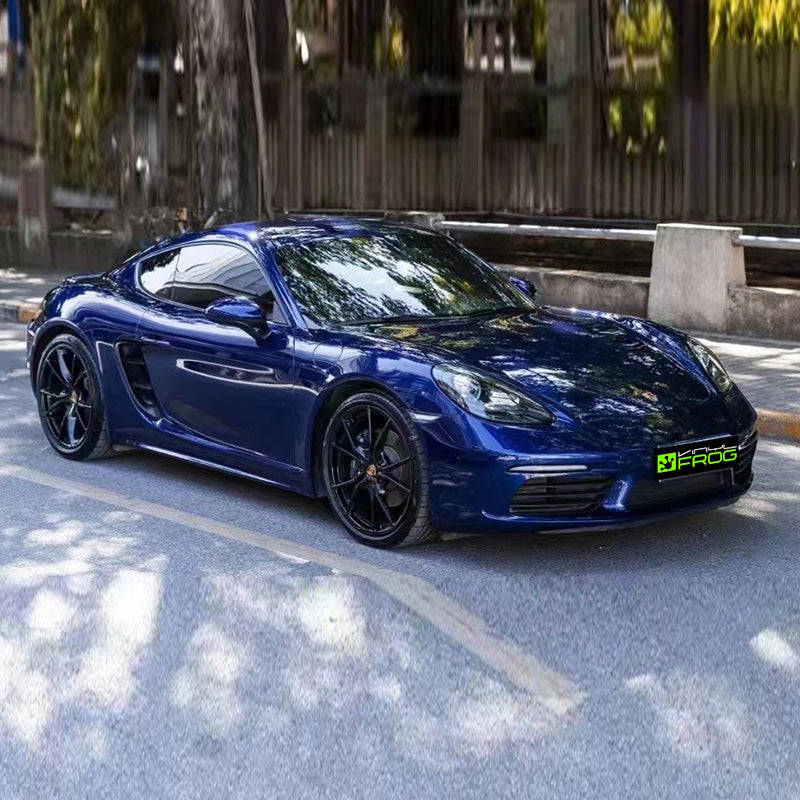 Glossy Metallic Cobalt Blue Vinyl Wrap