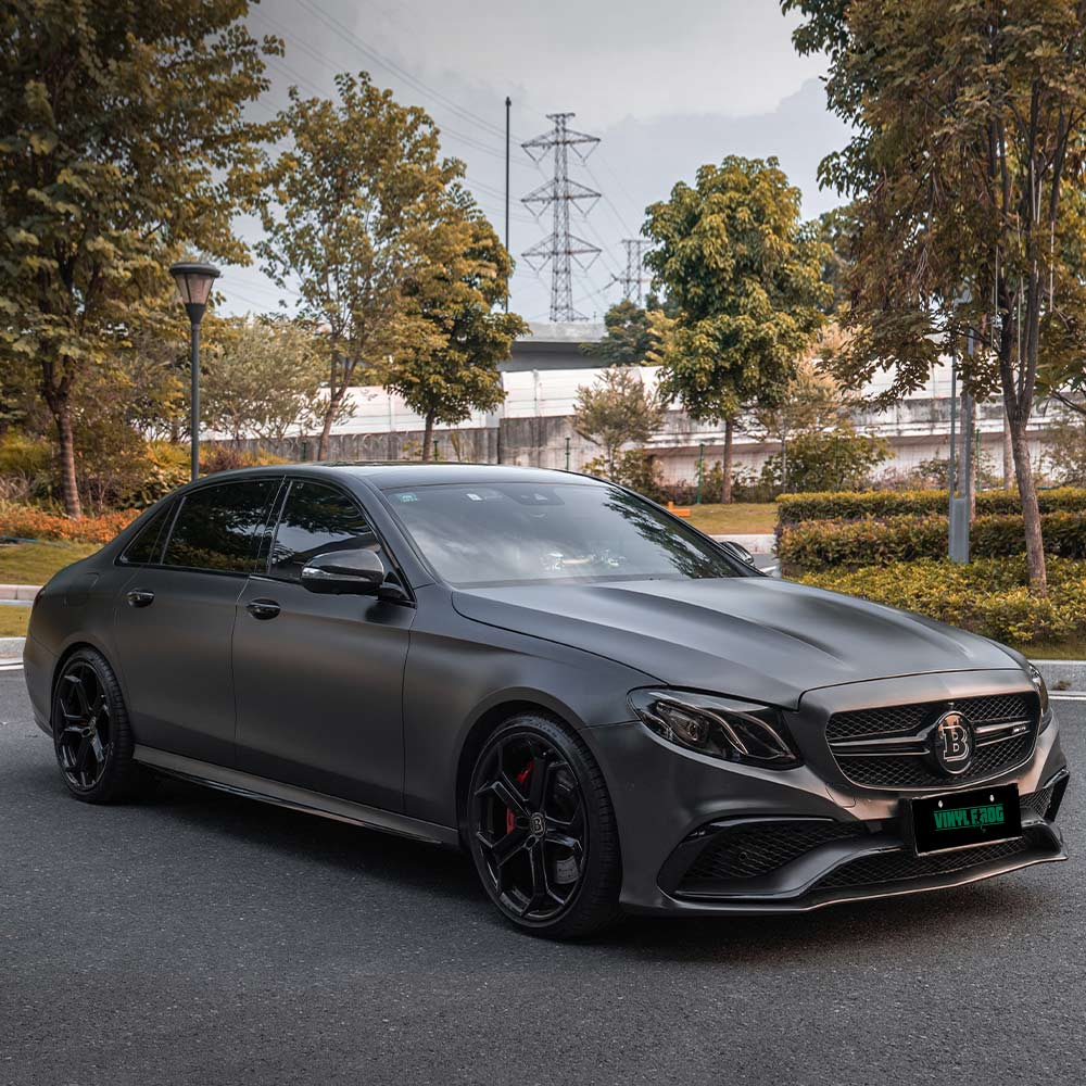 Matte AMG Gray Vinyl Wrap β vinylfrog