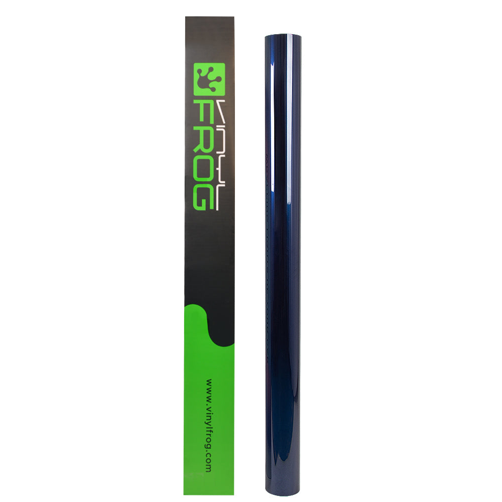 Glossy Metallic Tanzanite Blue Vinyl Wrap