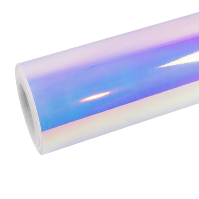 VINYL FROG Holographic Opal White Chrome Craft Vinyl Roll 12 x12ft for  Cameo and Other Craft Cutters for Decoration