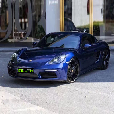 Glossy Metallic Cobalt Blue Vinyl Wrap