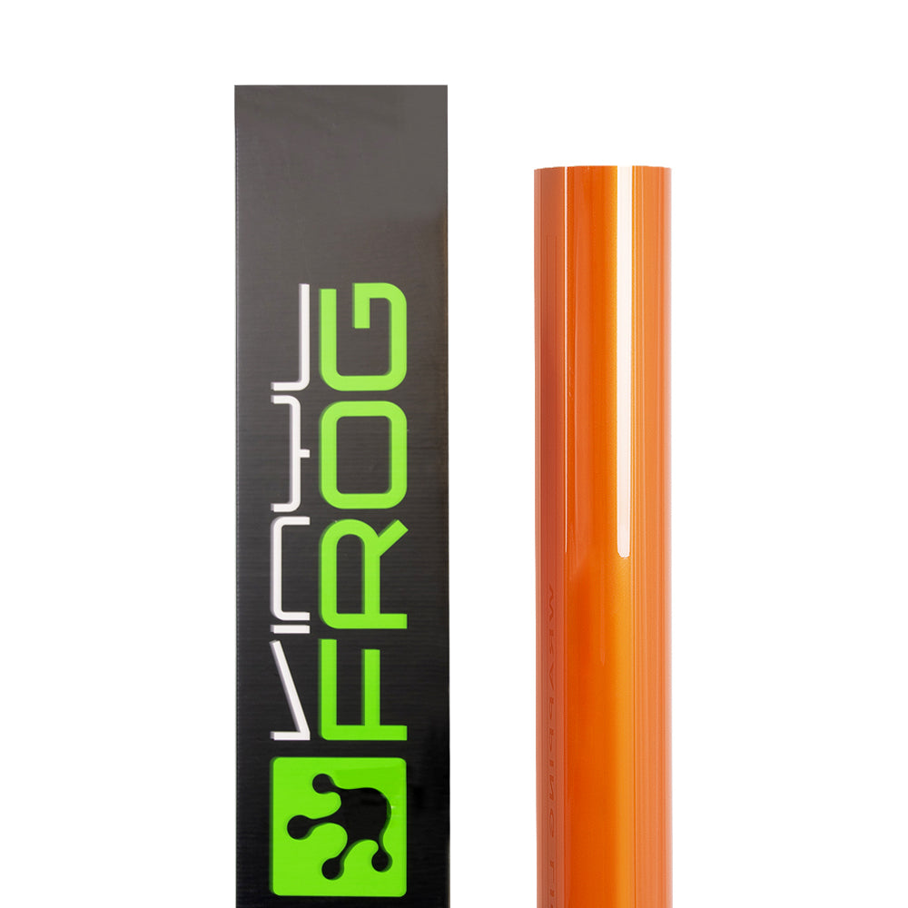 Candy Metallic Neon Orange Vinyl Wrap