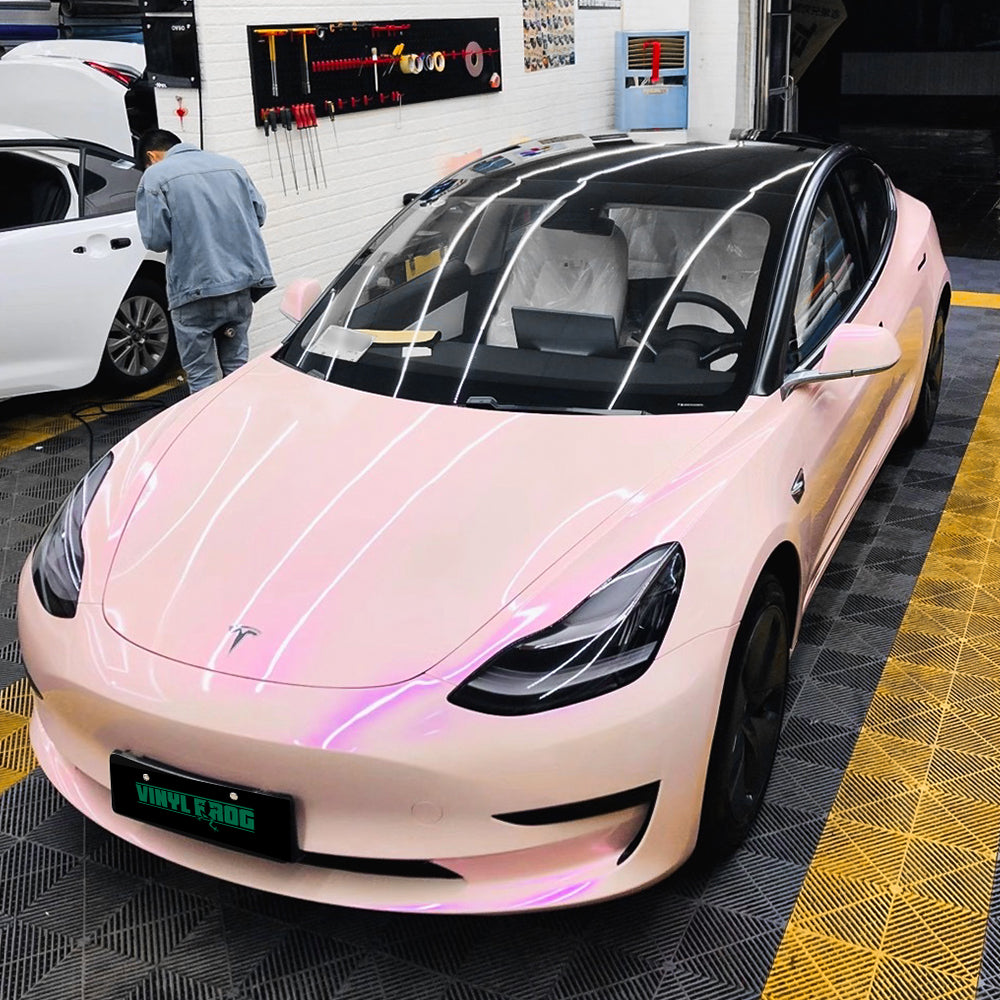 Candy Metallic Purple Pink Vinyl Wrap.