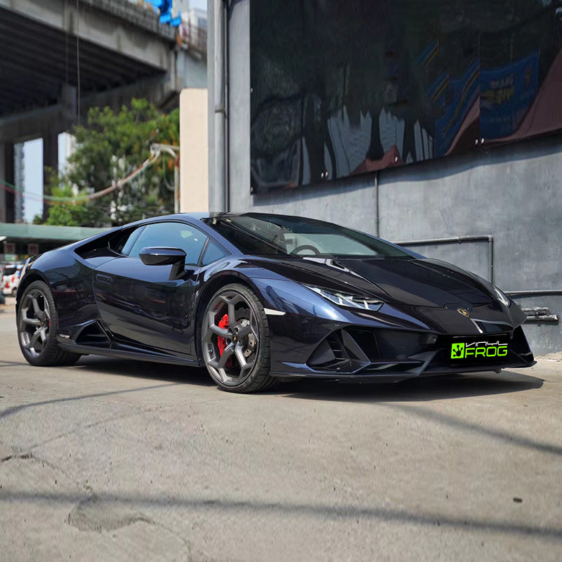 Glossy Metallic Glitter Black Blue Vinyl Wrap