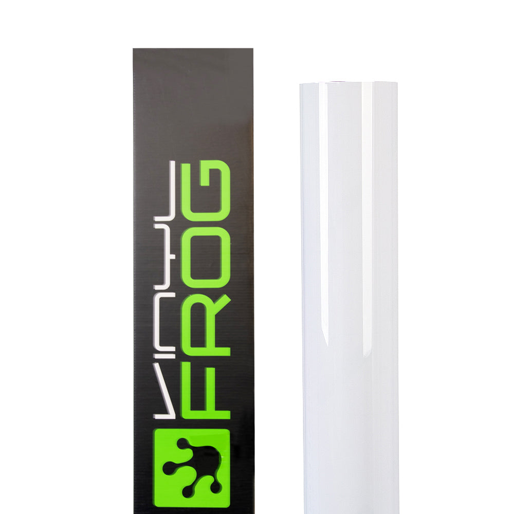 High Glossy Crystal White Vinyl Wrap