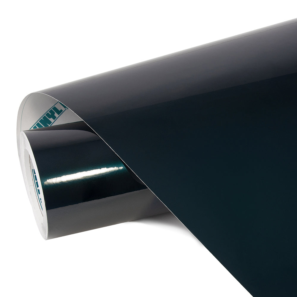 Glossy Metallic British Racing Green Vinyl Wrap