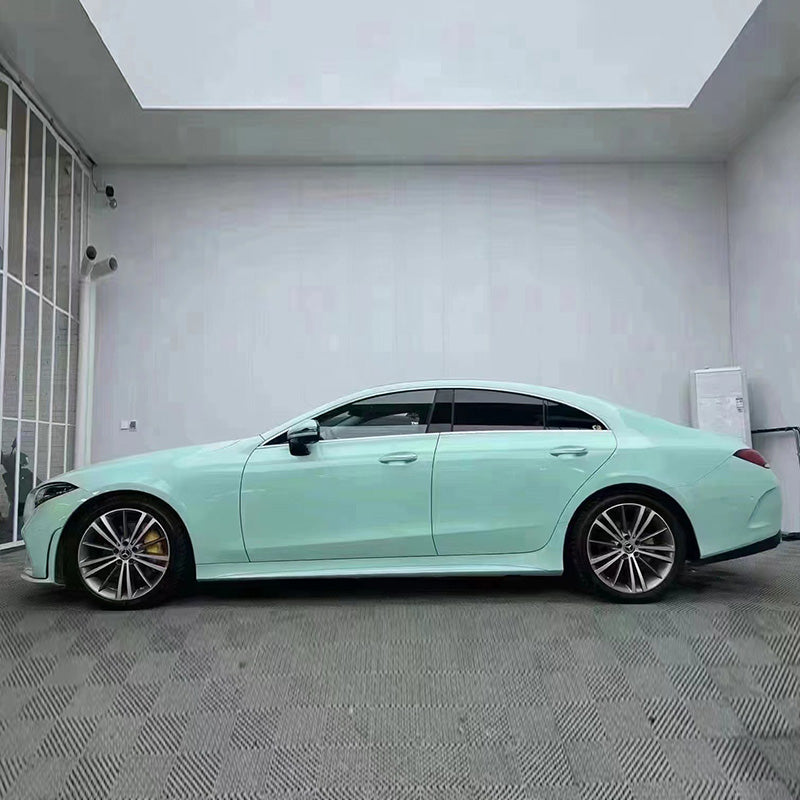 High Glossy Jamaican Aqua Vinyl Wrap