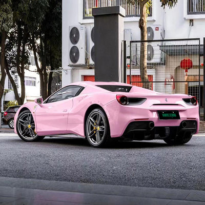 High Glossy Baby Pink Vinyl Wrap