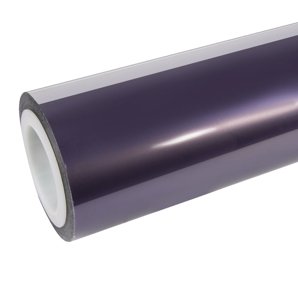 Glossy Metallic Violet Gray Vinyl Wrap