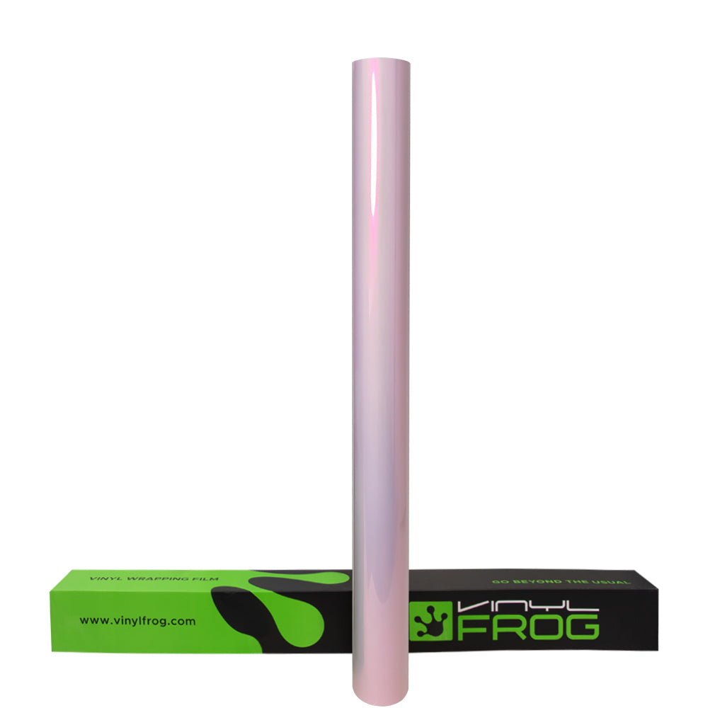 Candy Metallic Pink White Vinyl Wrap