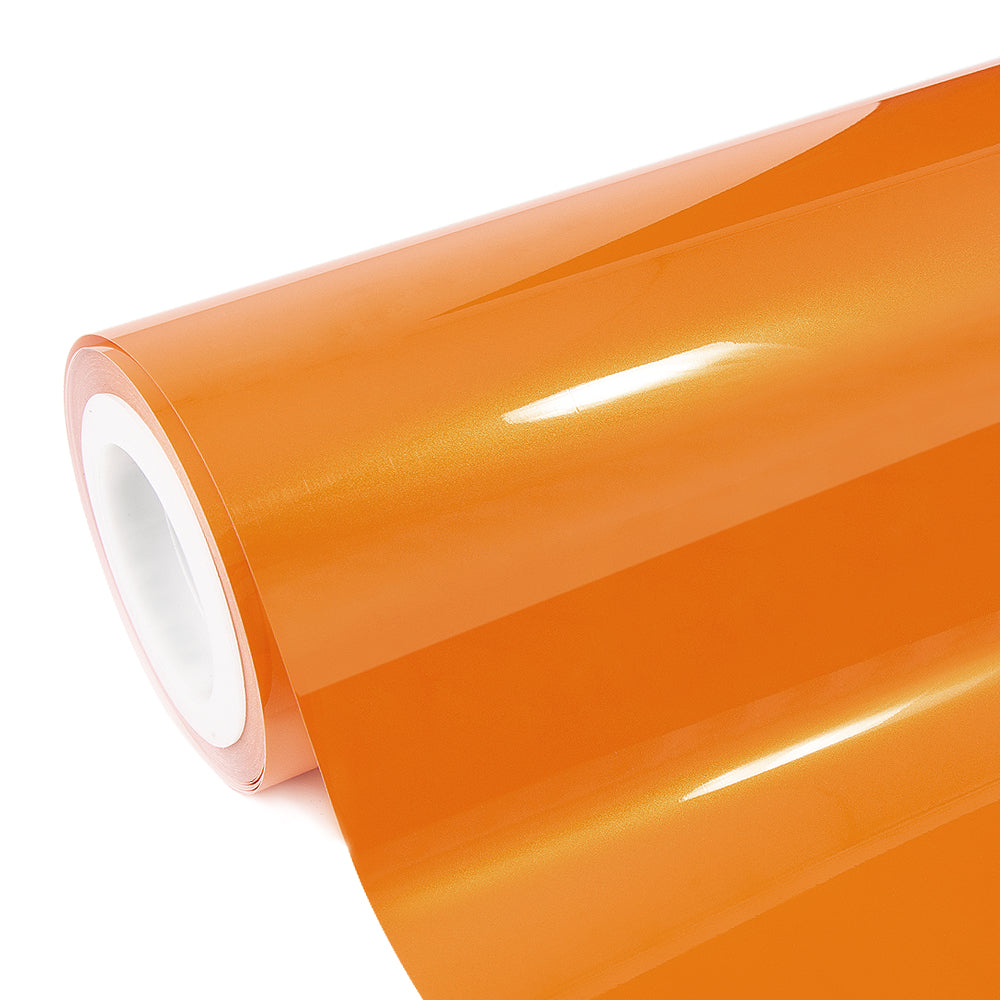 Super Glossy Metallic Gulf Orange Car Wrap Vinyl Roll