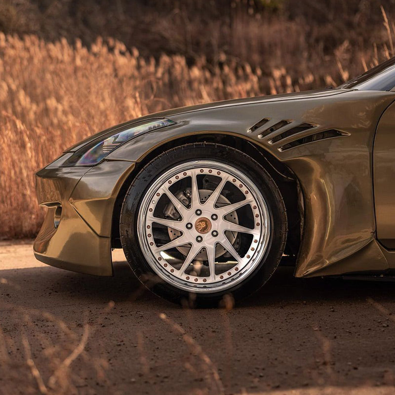 Glossy Metallic Glitter Champagne / Millennium Jade Vinyl Wrap