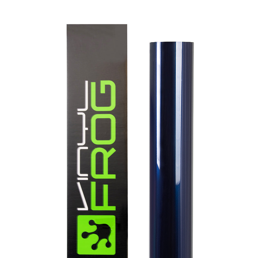 Glossy Metallic Tanzanite Blue Vinyl Wrap