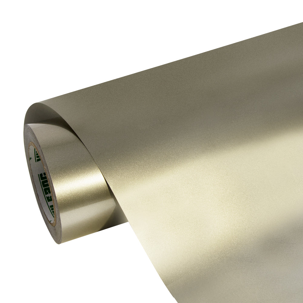 Glossy Metallic Glitter Champagne / Millennium Jade Vinyl Wrap
