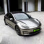 Glossy Metallic Silver Gray Vinyl Wrap