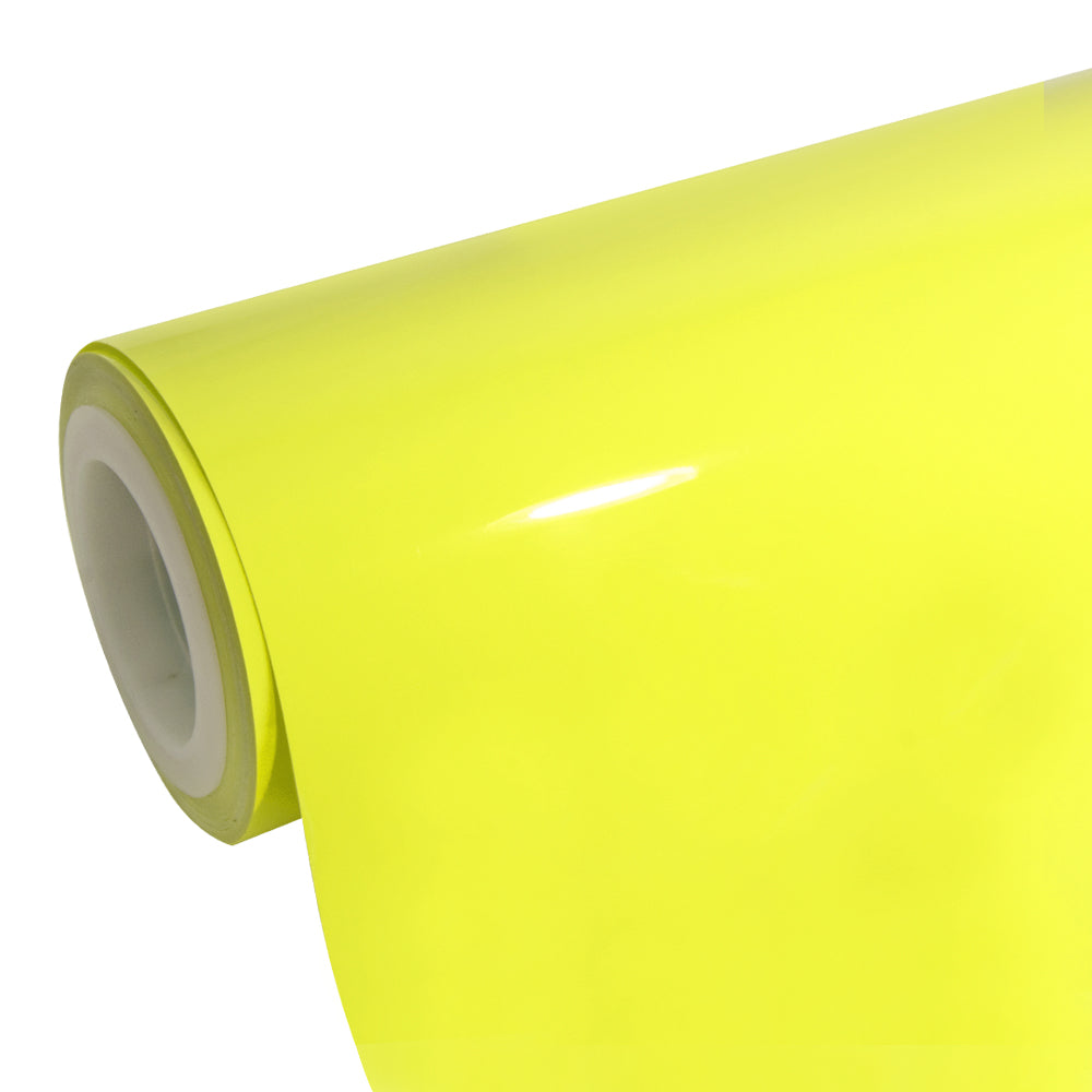 High Glossy Chartreuse Yellow Vinyl Wrap