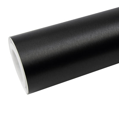 Brushed Metallic Black Vinyl Car Wrap.