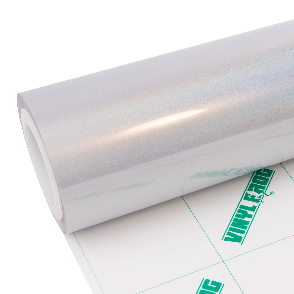 Rainbow Metallic Majestic White Vinyl Wrap