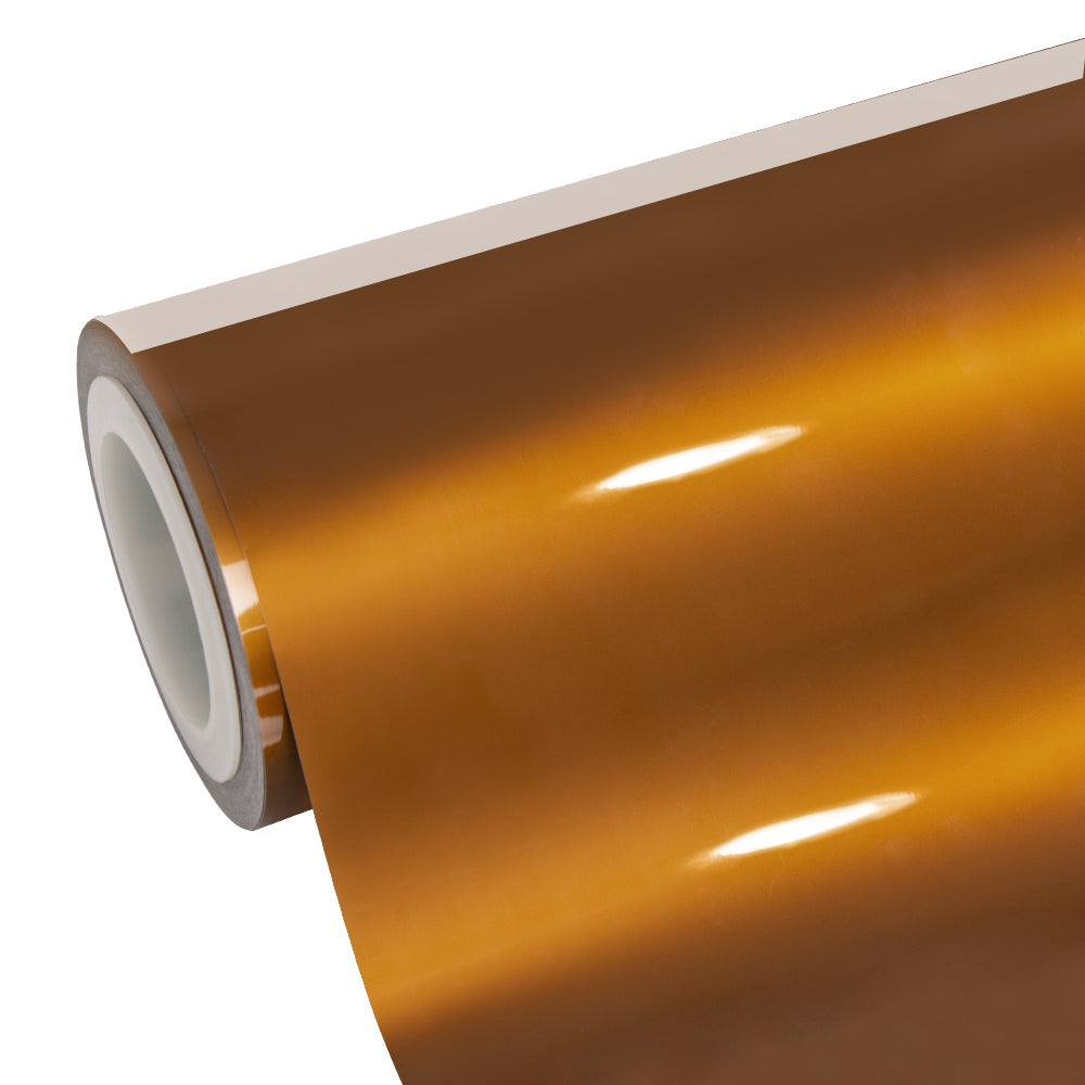 Glossy Metallic Copper Vinyl Wrap