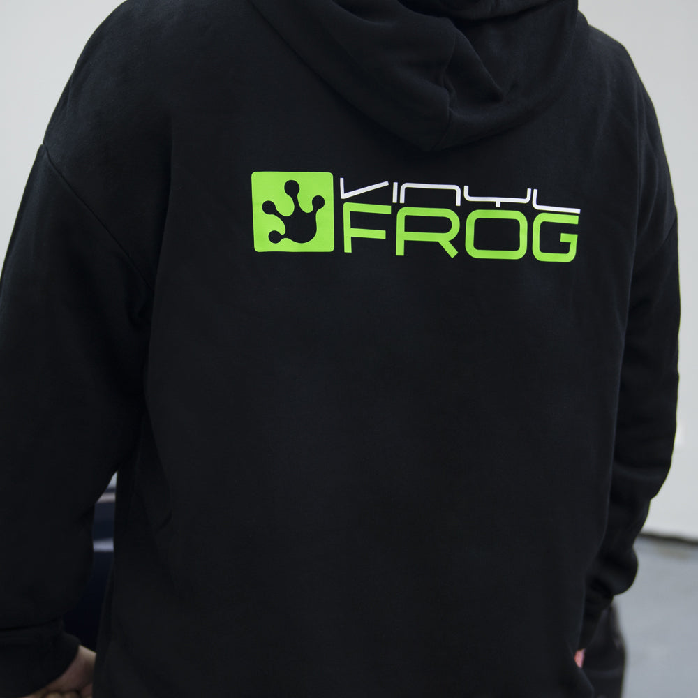 Vinylfrog Full Sleeve Black Hoodie