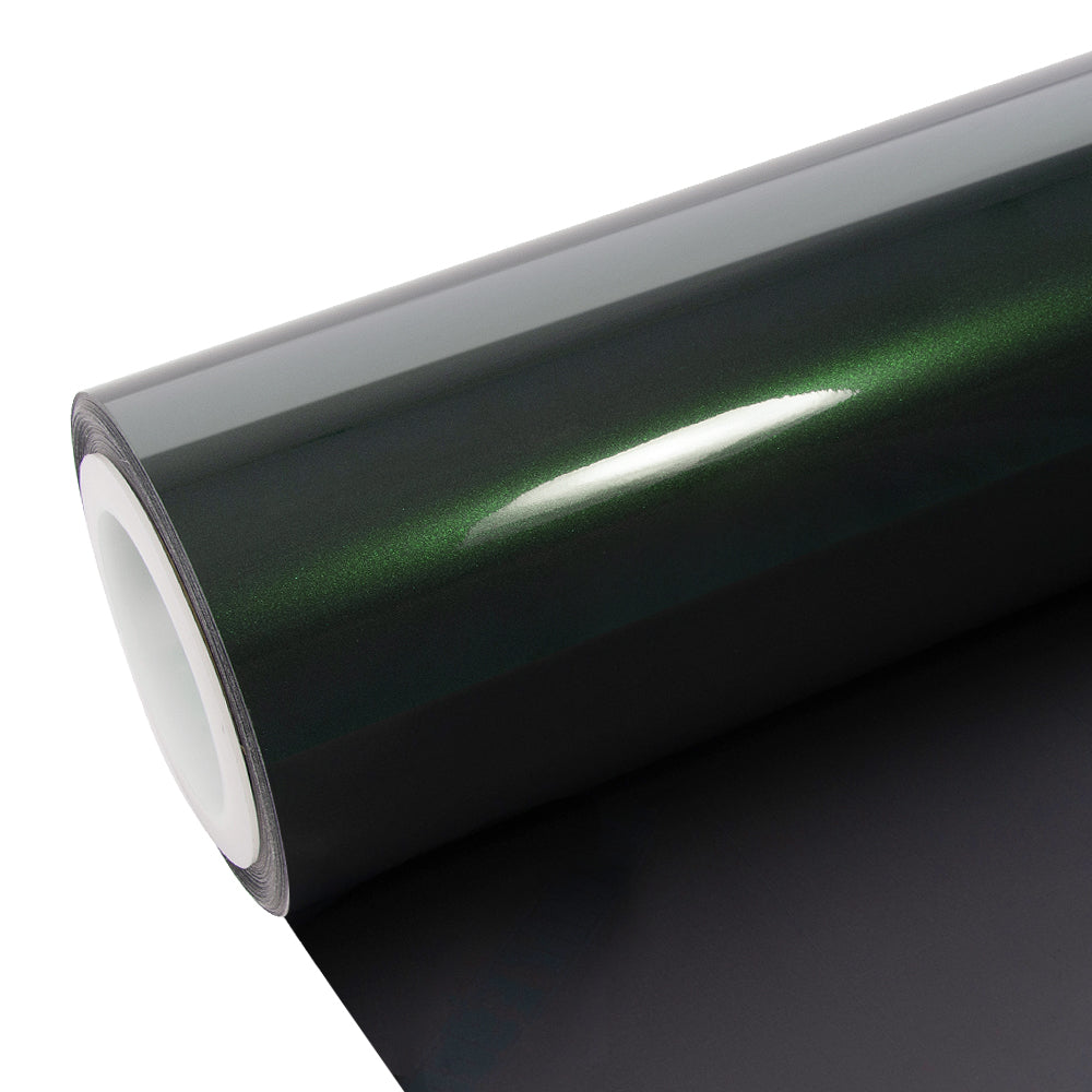 Glossy Metallic Gotland Green Vinyl Wrap