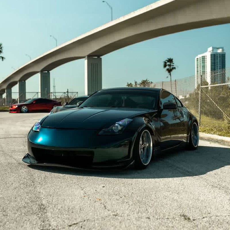 Glossy Metallic British Racing Green Vinyl Wrap