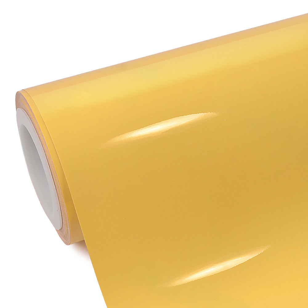 High Glossy Racing Yellow Vinyl Wrap – vinylfrog