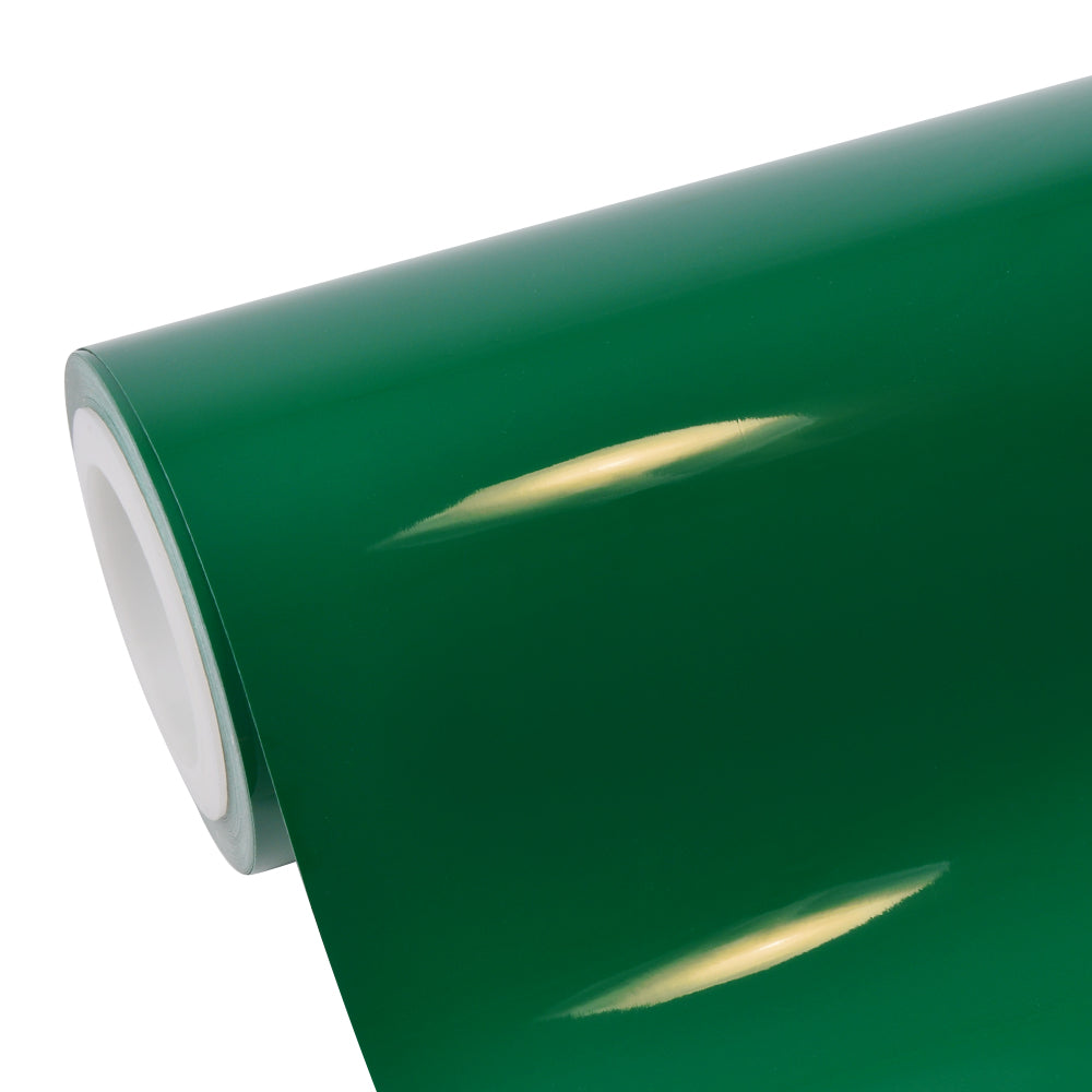 Glossy Emerald Green Solid Color Wrapping Paper