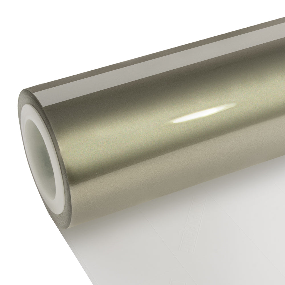 Glossy Metallic Glitter Champagne / Millennium Jade Vinyl Wrap
