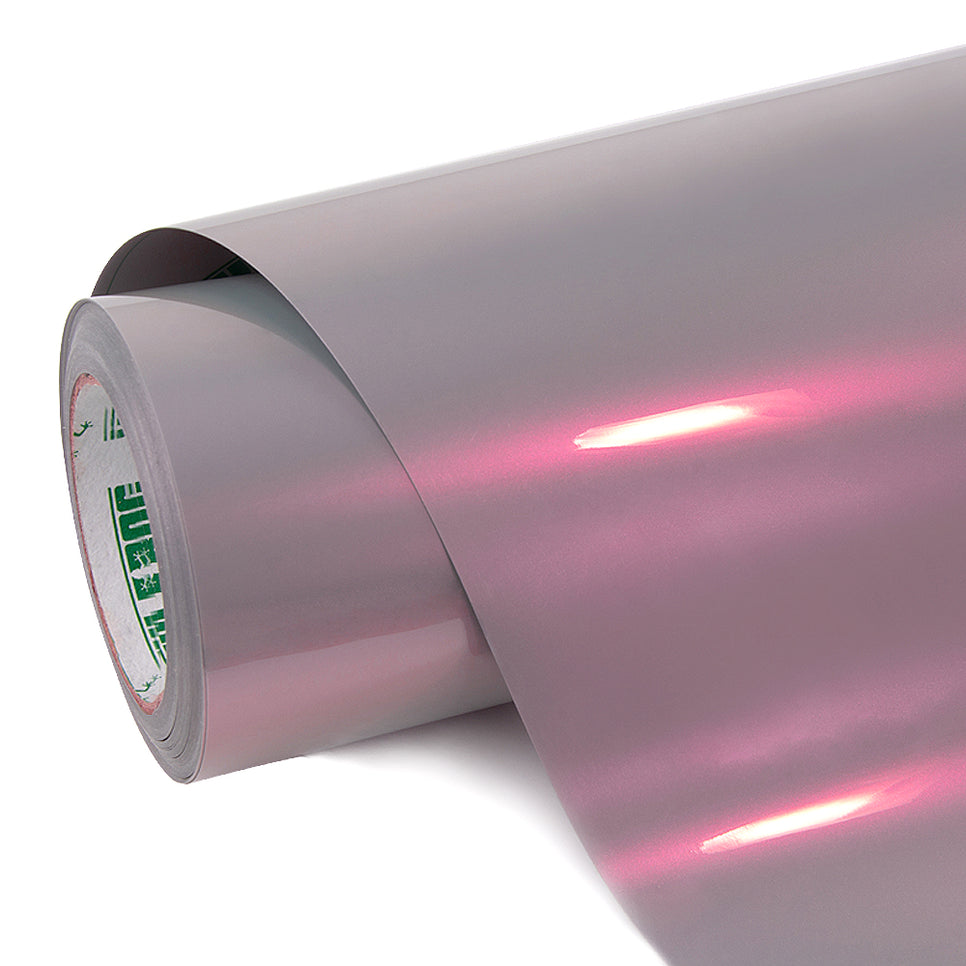 Candy Metallic Gray Pink Vinyl Wrap.