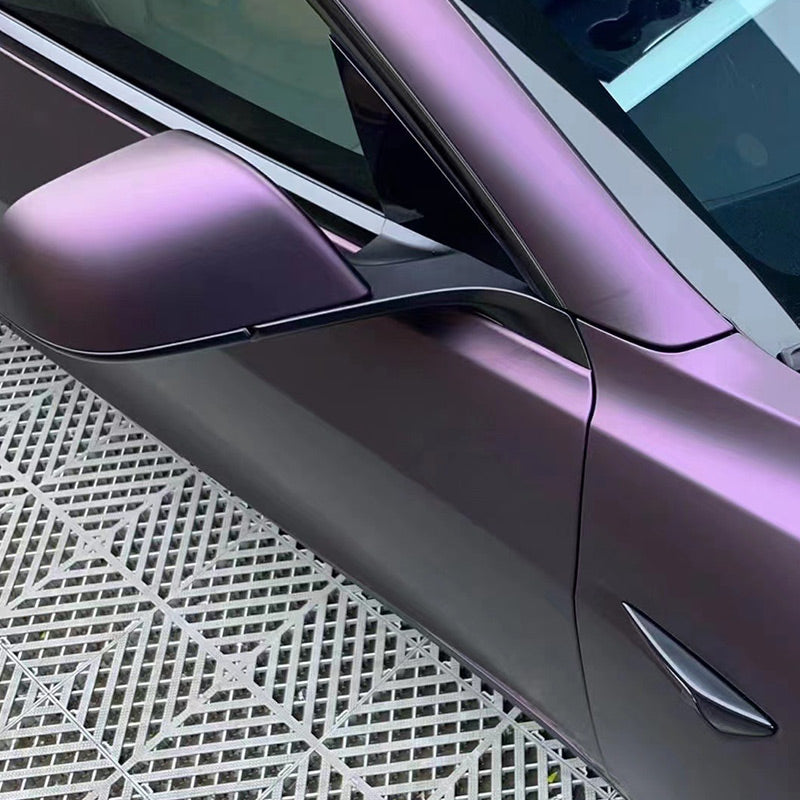 Matte Black Purple Vinyl Wrap vinylfrog
