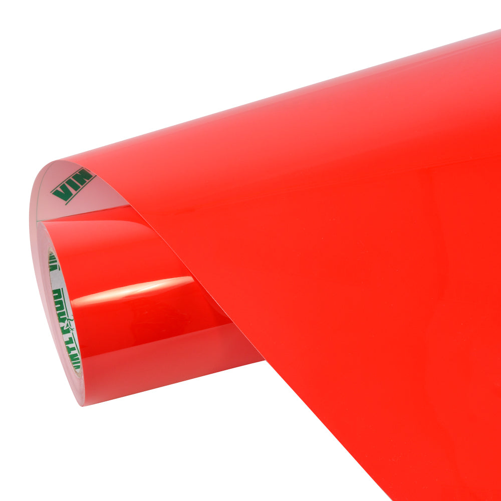 Suple Gloss Ferrari Red Vinyl Wrap PET Liner – Car Vinyl Supplier