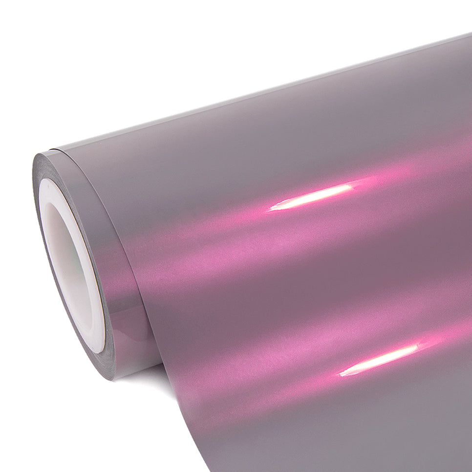 Candy Metallic Gray Pink Vinyl Wrap.