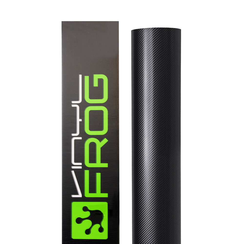 Spiral Black Carbon Fiber Vinyl Wrap