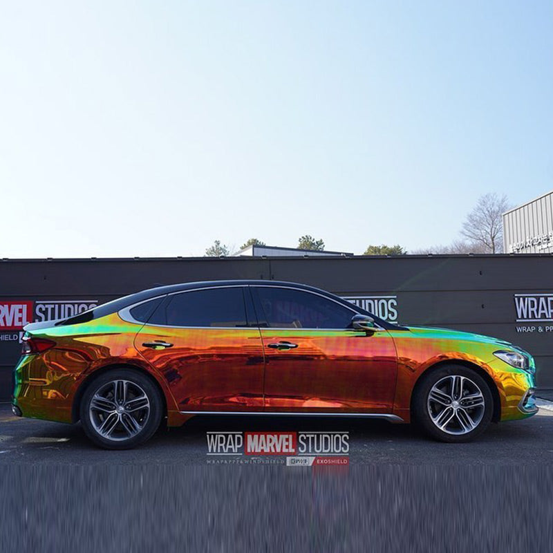 Opal Chrome Black Vinyl Wrap (Non-Stretchable)