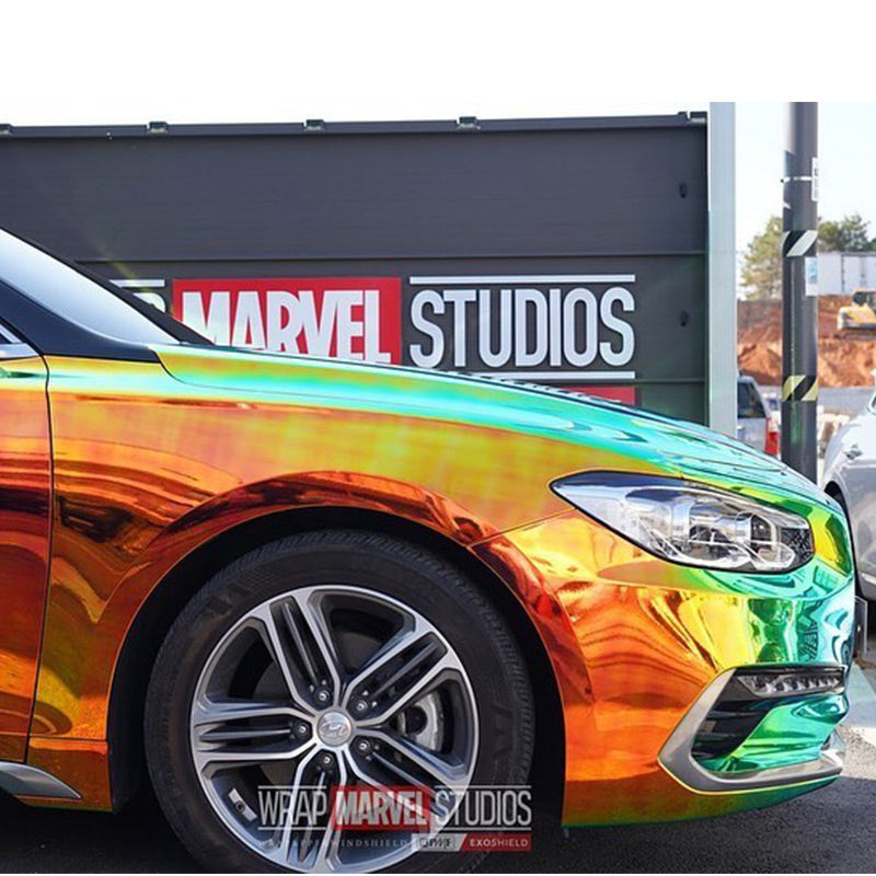 Opal Chrome Black Vinyl Wrap (Non-Stretchable)