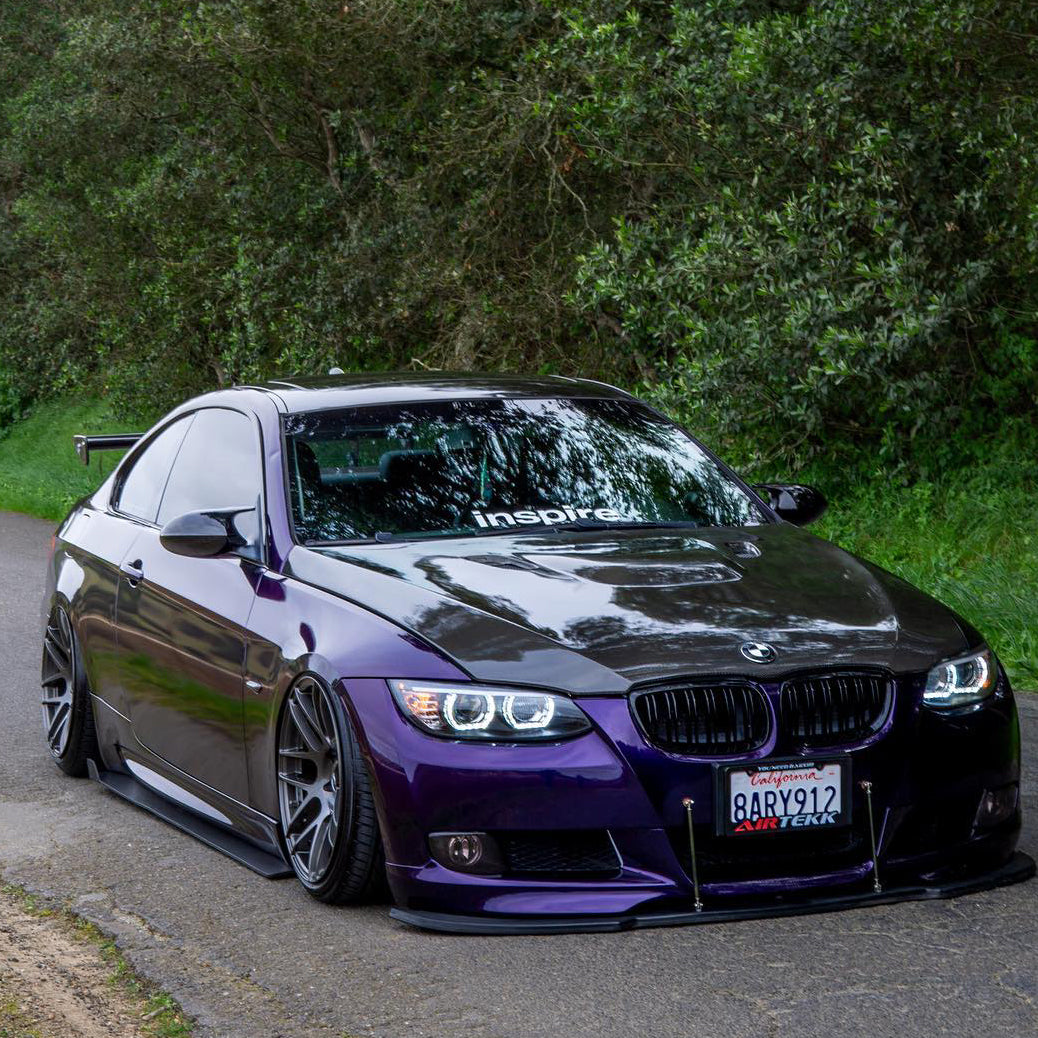 BMW 3 Series wrapped in Glossy Metallic Midnight Purple vinyl from Vinyl Frog