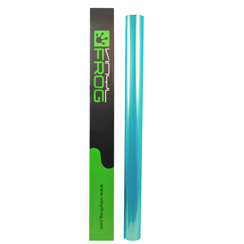 Candy Metallic Neon Ice Blue automotive wrap roll
