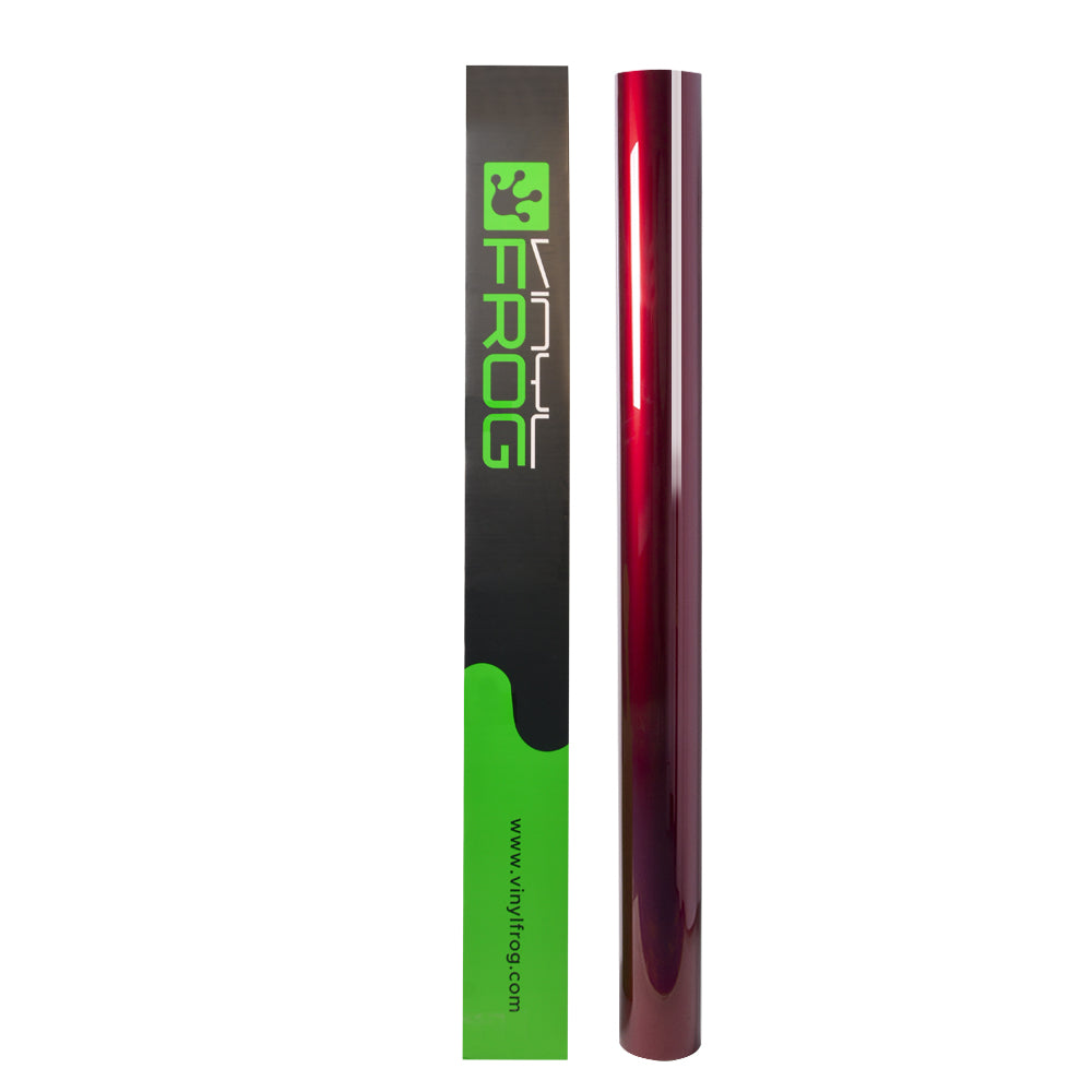 Glossy Metallic Raspberry Red Vinyl Wrap